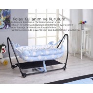 Rumiki Bebek Hamağı Mavi Rumiki Bebek Hamağı Mavi