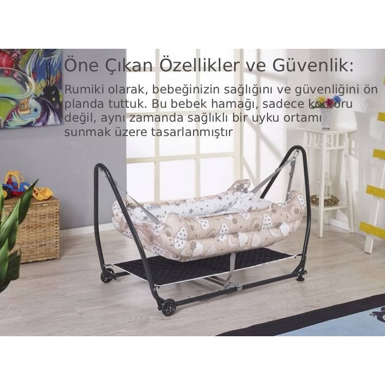 Rumiki Bebek Hamağı Kahverengi
