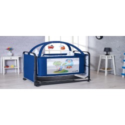 60X120 Anne Yanı Beşik Lacivert