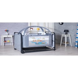 60X120 Anne Yanı Beşik Gri