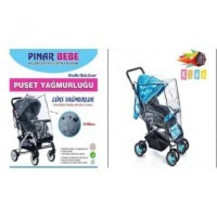 Çift Yönlü Fermuarlı Baston Puset Yağmurluğu