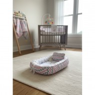 202512 Babynest Yer Yatağı Pembe Gri