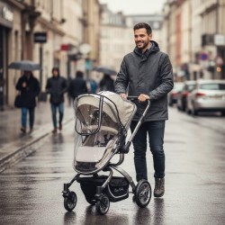 Travel Sistem Lüx Bebek Arabası Yağmurluğu Fermuarlı