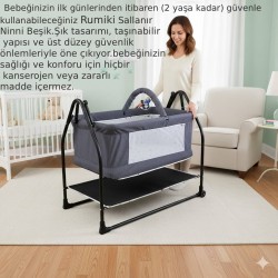 50X90 Ninni Beşik Antrasit