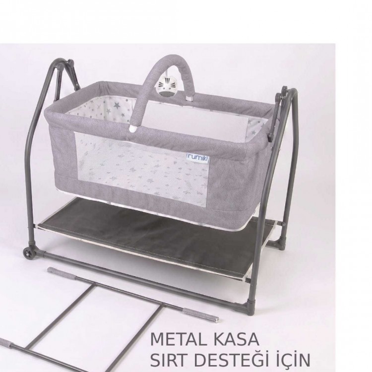 50X90 Ninni Beşik Gri