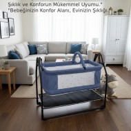50X90 Ninni Beşik Mavi 50X90 Ninni Beşik Mavi