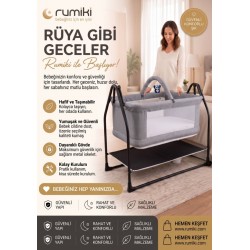 50X90 Ninni Beşik Gri