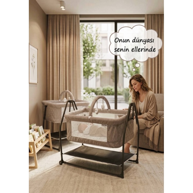 50X90 Ninni Beşik Vizon 50X90 Ninni Beşik Vizon