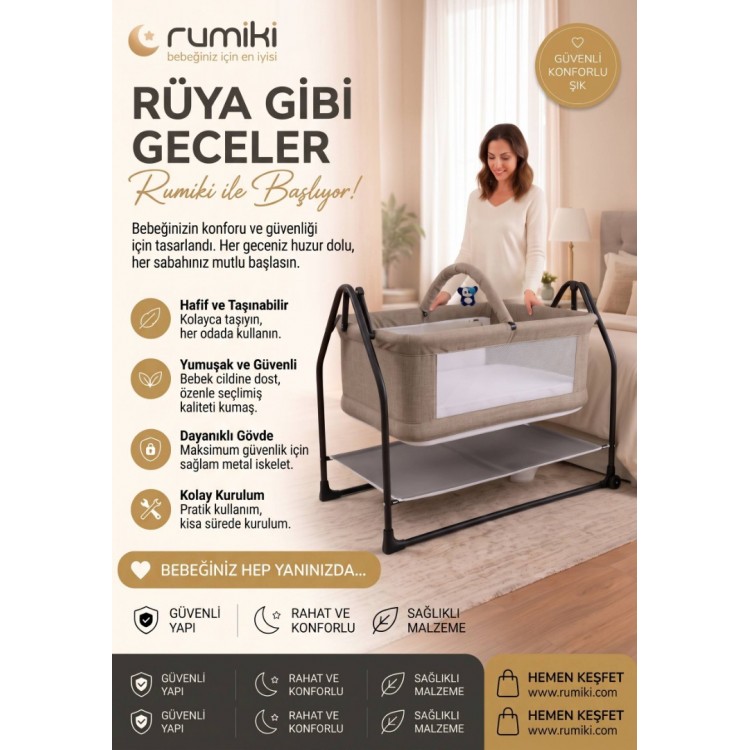 50X90 Ninni Beşik Vizon 50X90 Ninni Beşik Vizon