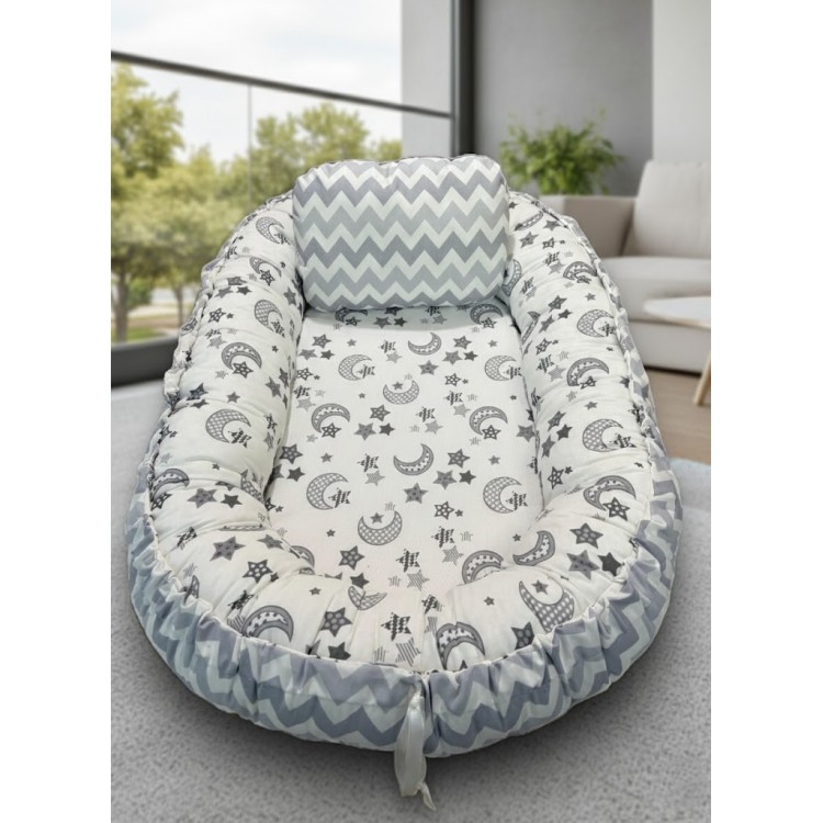202512 Babynest Yer Yatağı Gri Gri