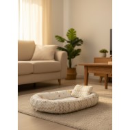 202512 Babynest Yer Yatağı Kahverengi Sarı